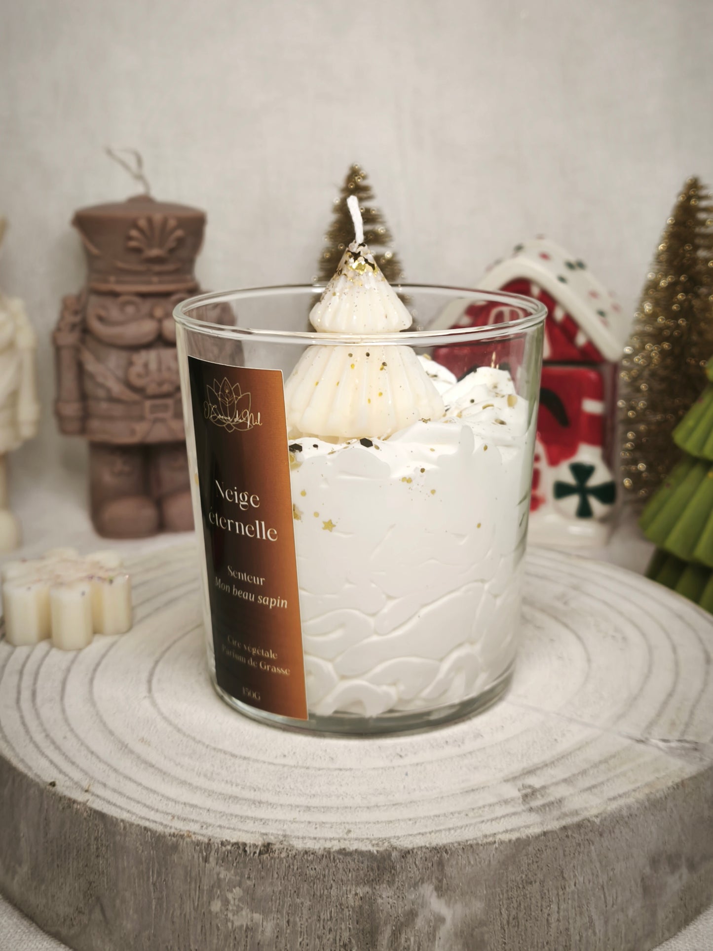 Bougie chantilly - Neige éternelle