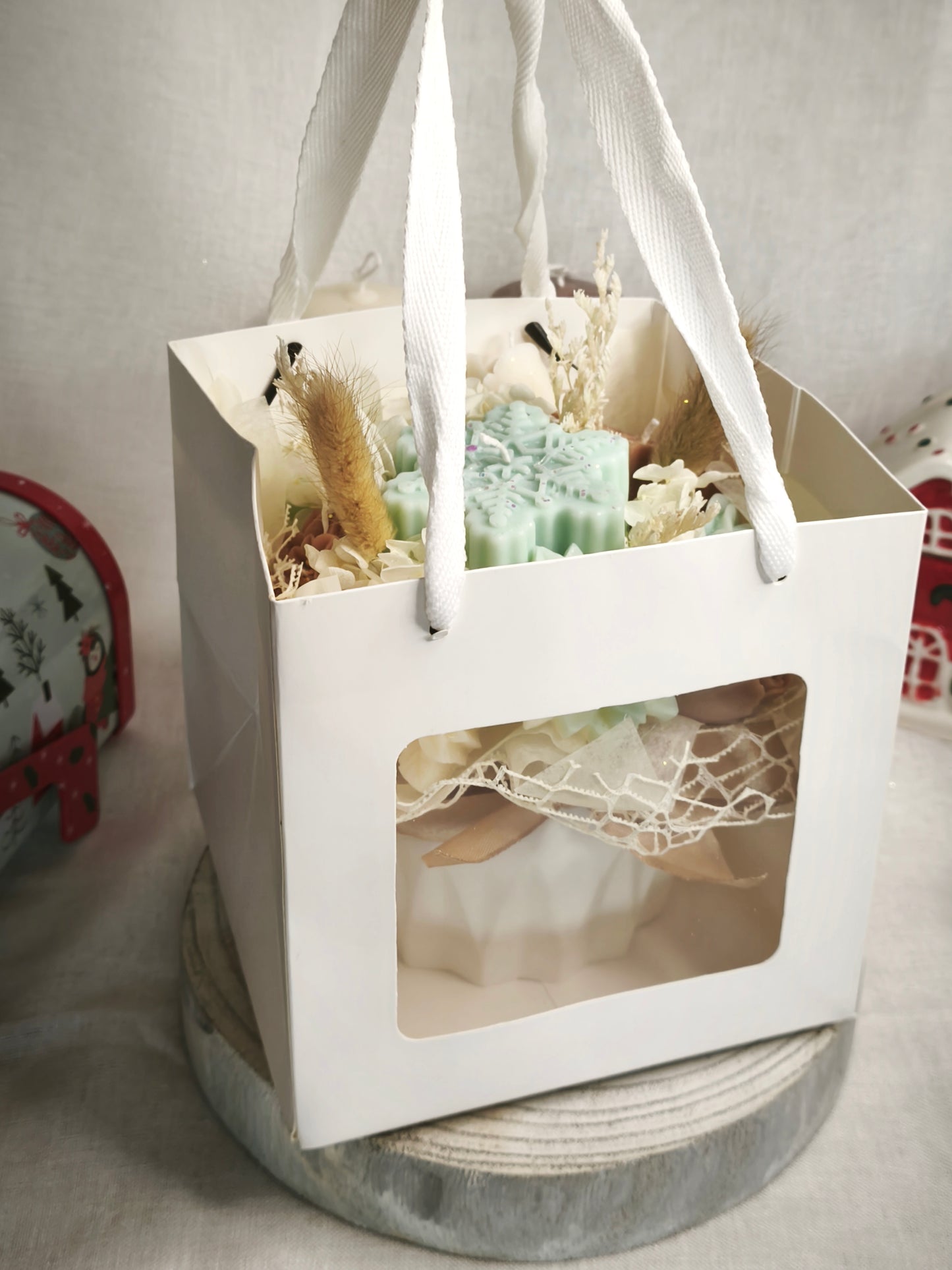 Bouquet de Noël – Fleur de Coton