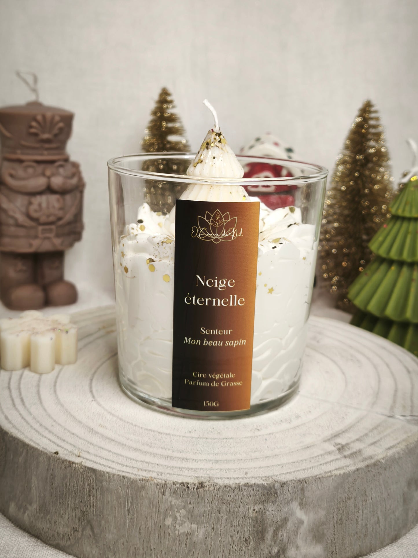 Bougie chantilly - Neige éternelle