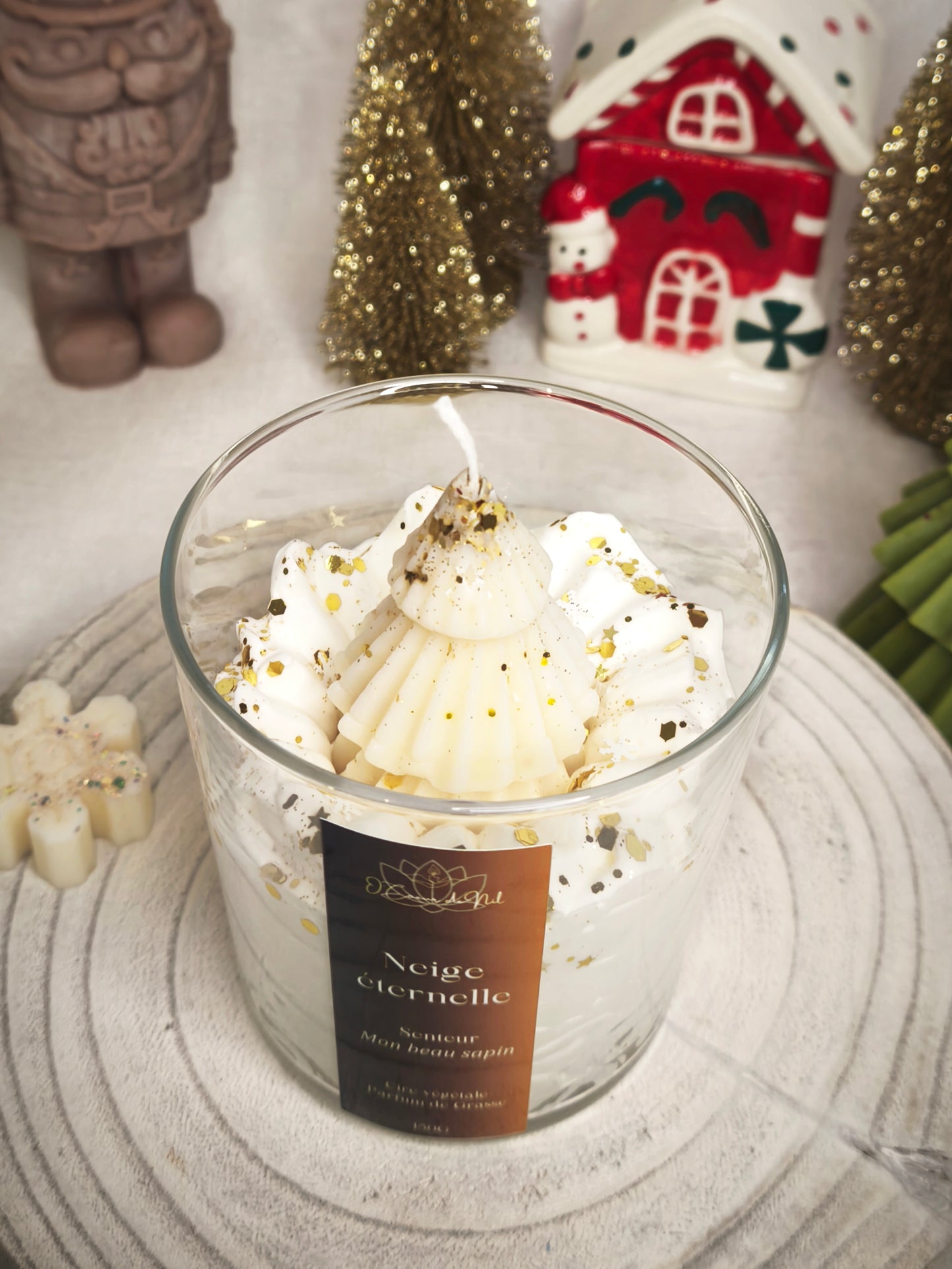 Bougie chantilly - Neige éternelle