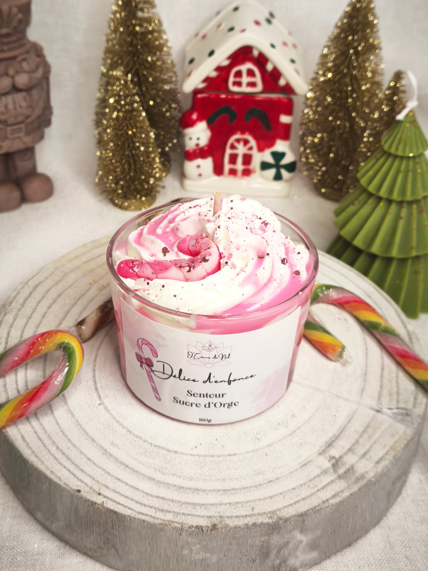 Bougie chantilly  - Délice d'enfance
