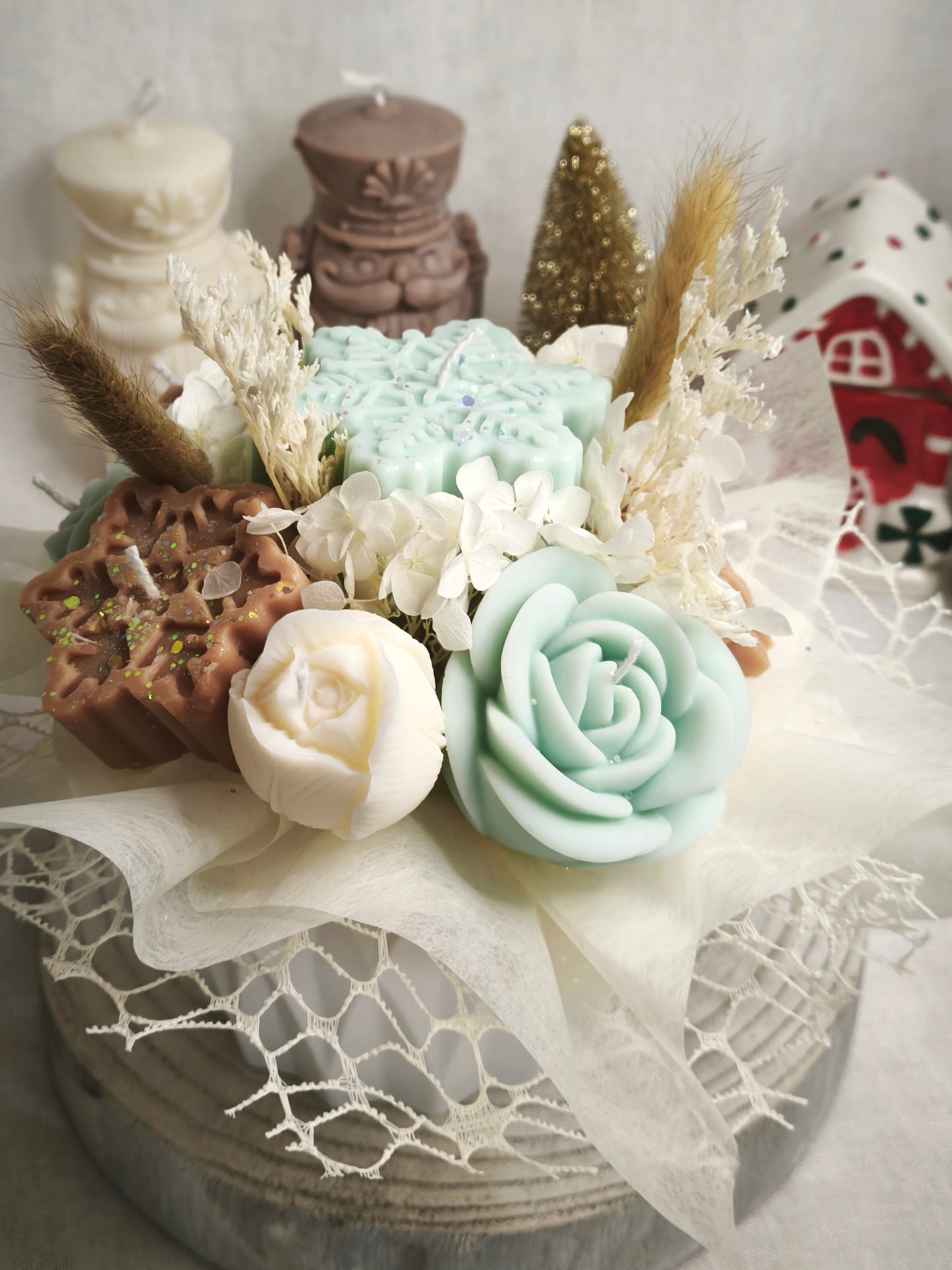 Bouquet de Noël – Fleur de Coton