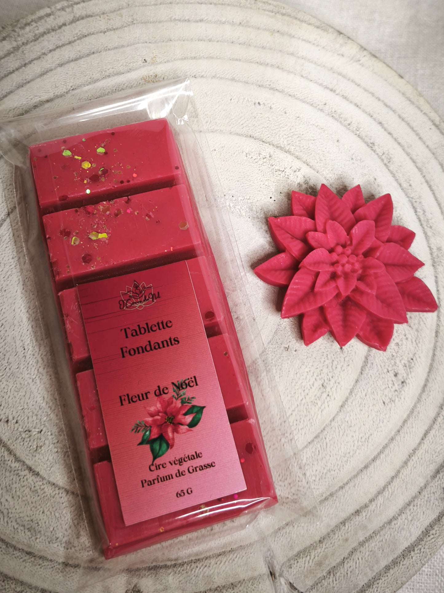 Tablette de Fondants – Fleur de Noël