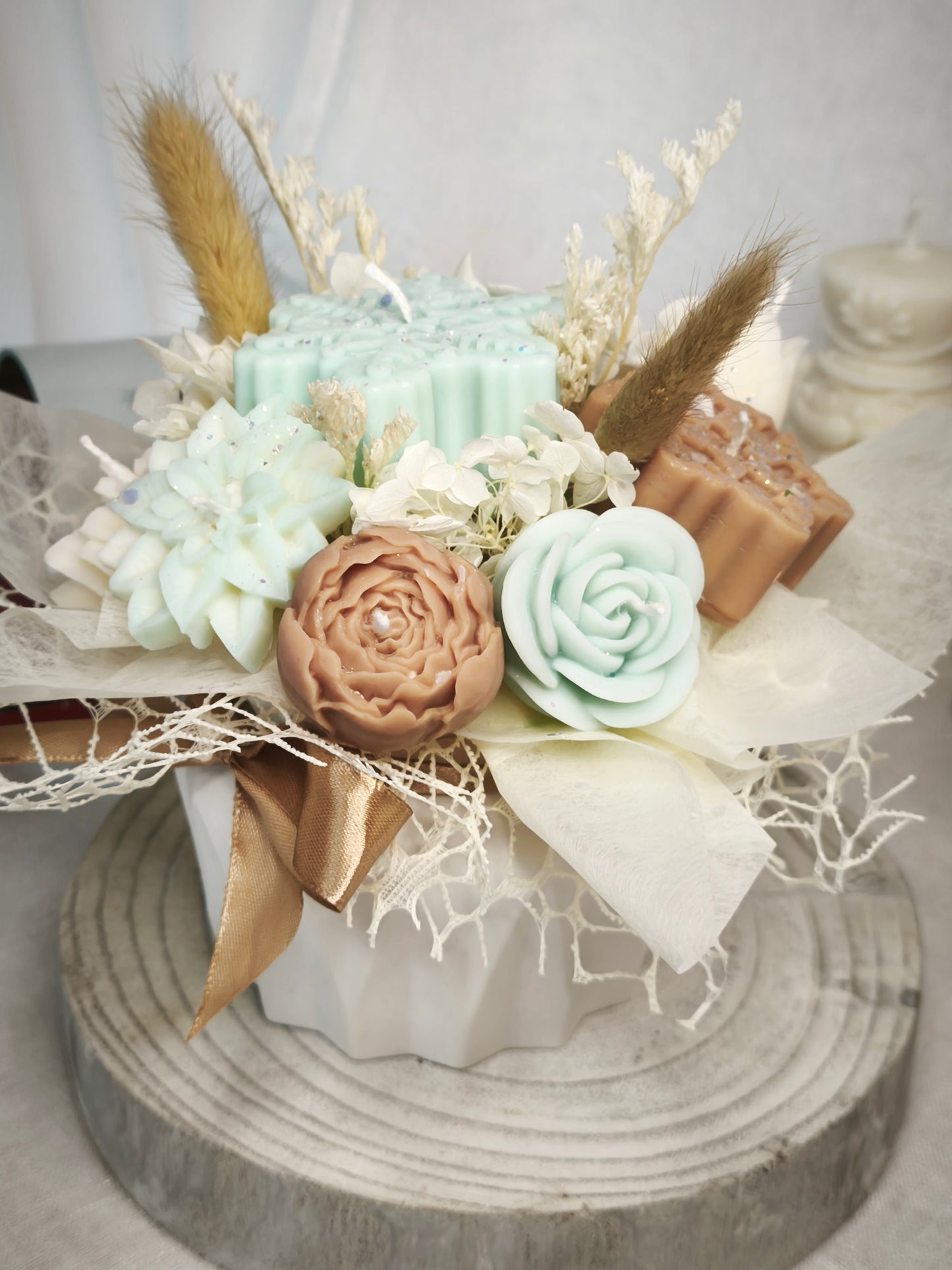 Bouquet de Noël – Fleur de Coton