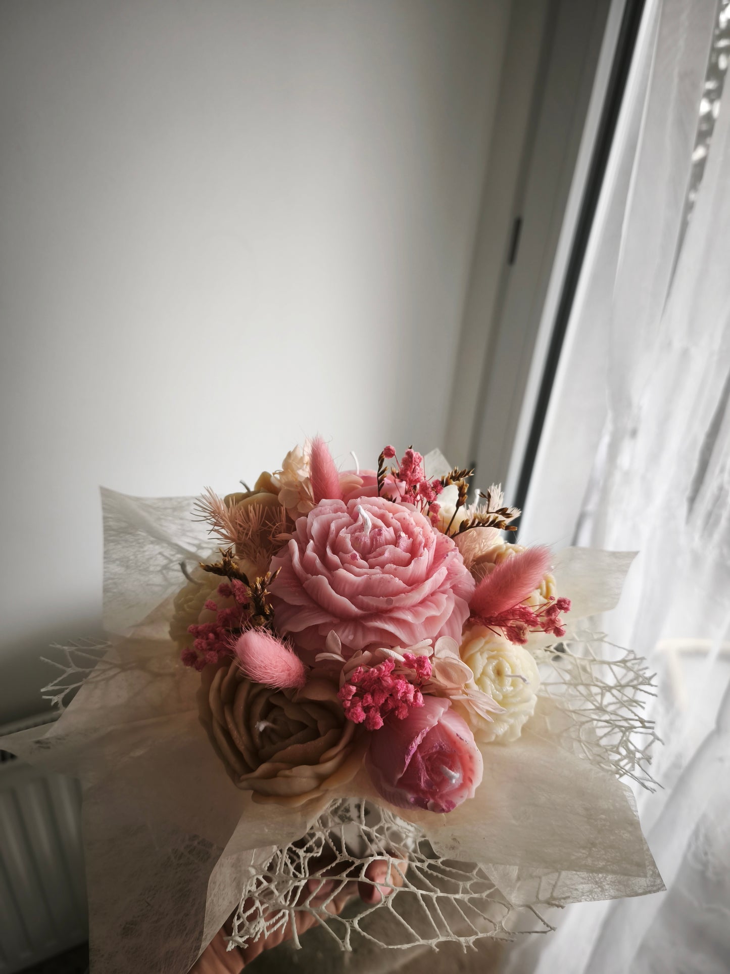 Bouquet de bougies parfumées personnalisable
