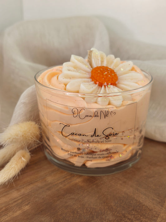 Cocon de Soie – Bougie parfumée Cachemire & Soie