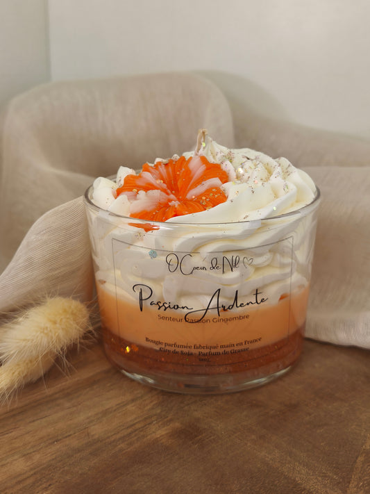 Passion Ardente – Bougie parfumée Passion Gingembre