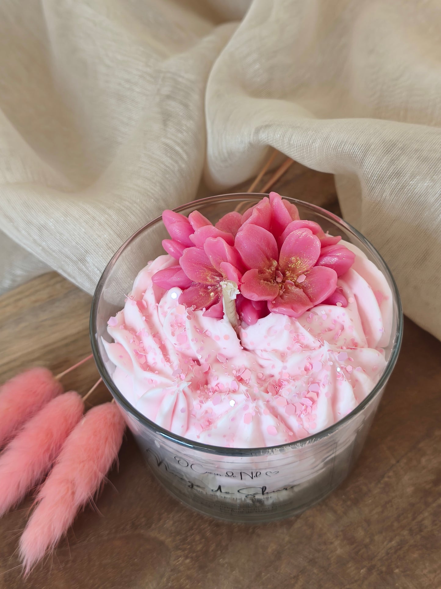 Nuage de Sakura – Bougie parfumée lait de riz & fleur de cerisier