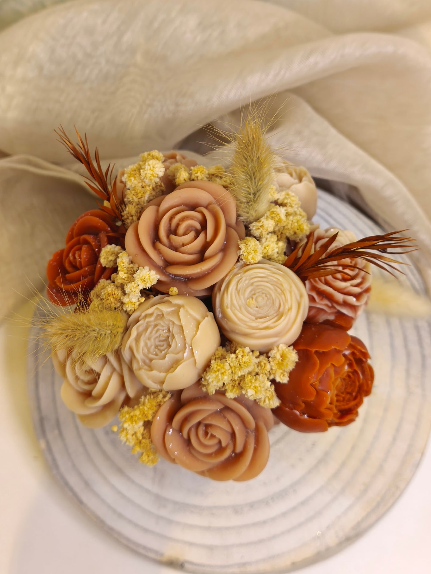 Pot de fondants parfumés personnalisable en gypse