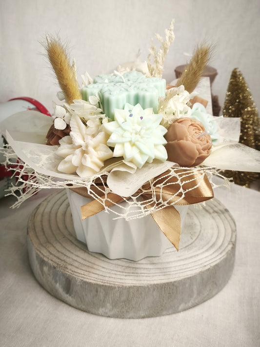 Bouquet de Noël – Fleur de Coton