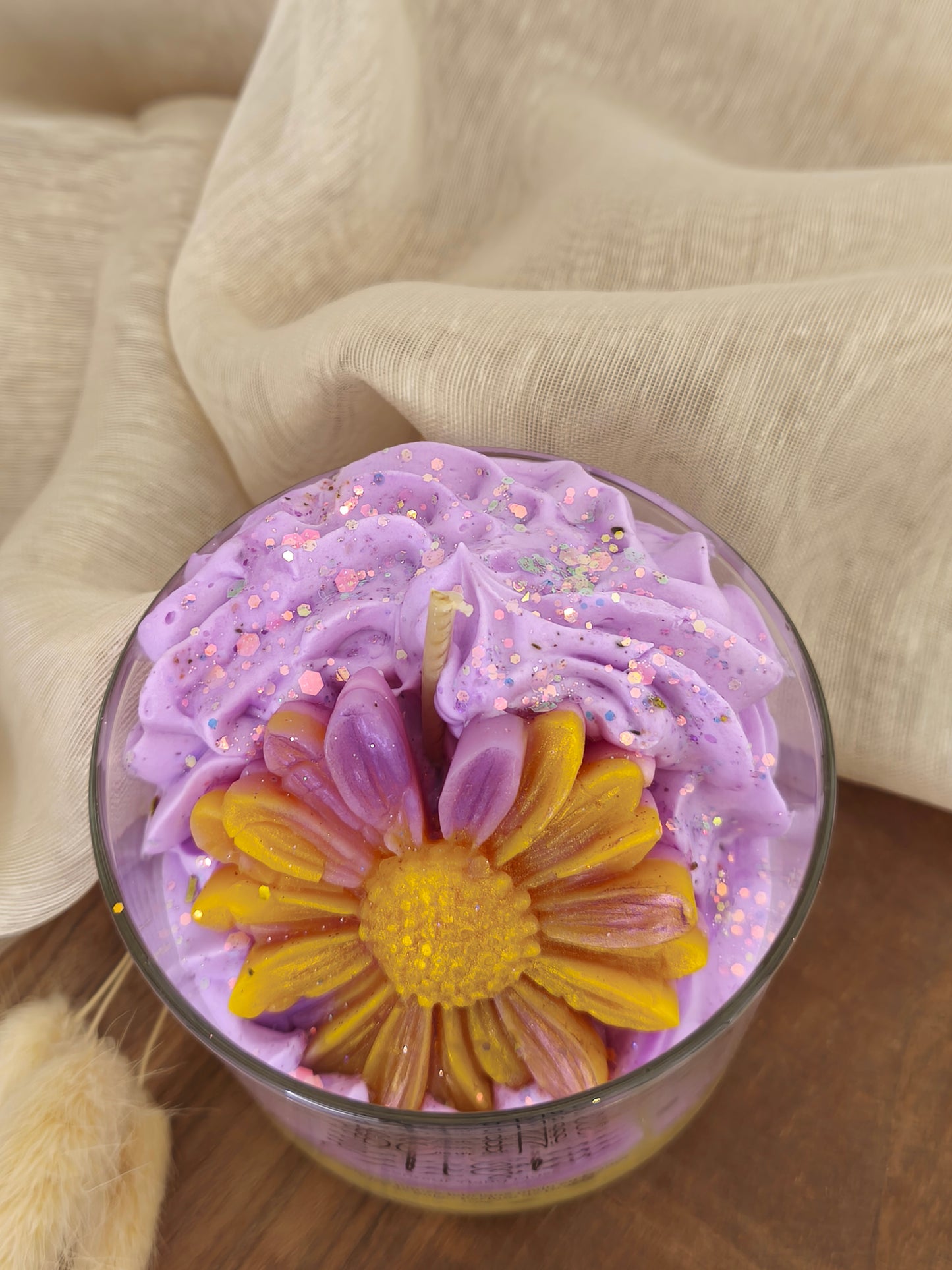 Éclat Solaire – Bougie parfumée Ylang Musc