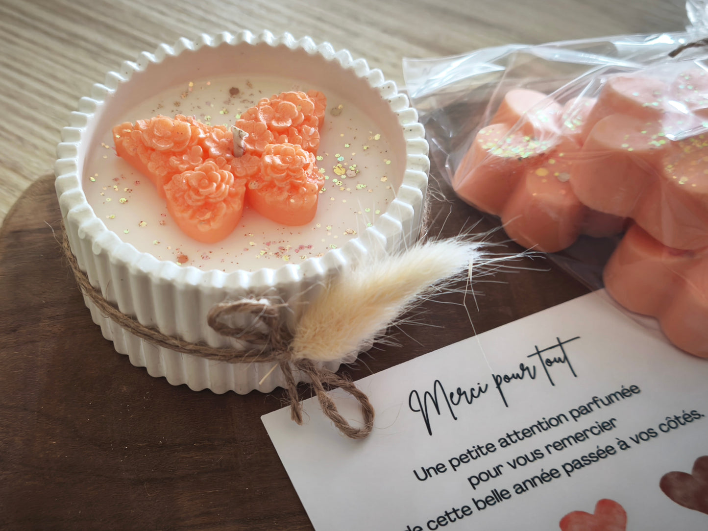 Coffret de remerciement - Senteur fleur d'abricotier 🧡