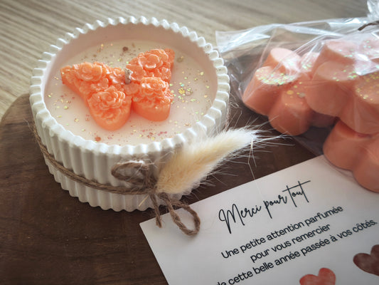 Coffret de remerciement - Senteur fleur d'abricotier 🧡