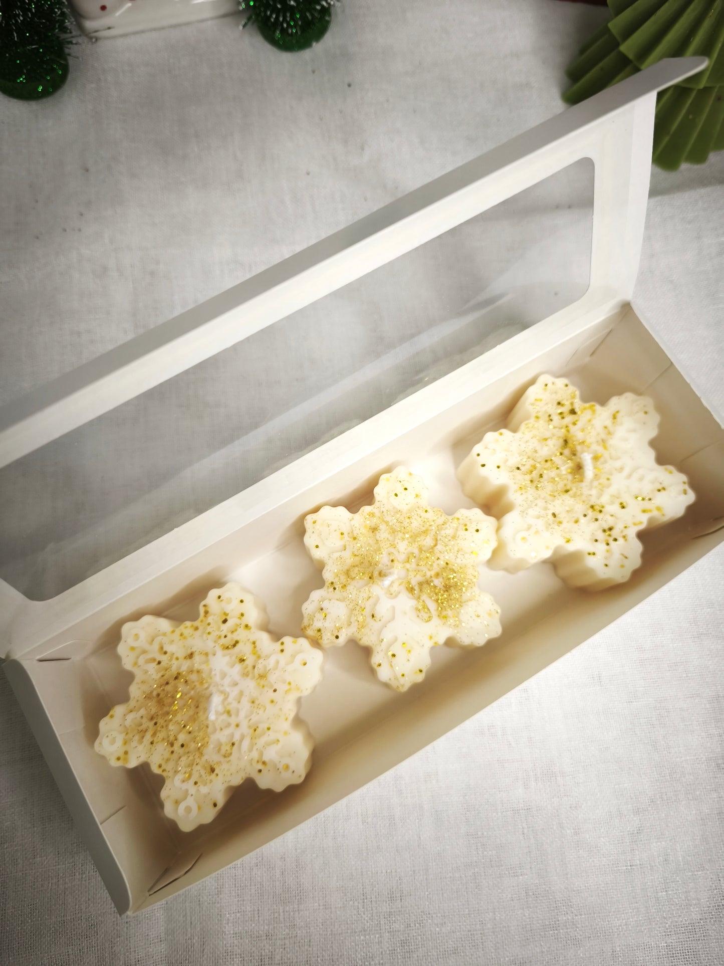 Coffret “Flocons d’Or” – Senteur Baies Givrées